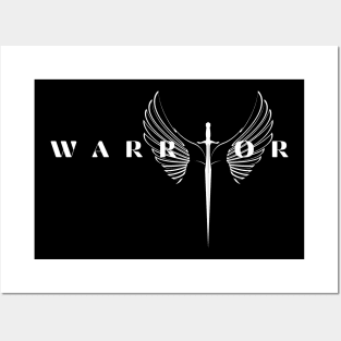 Angel Wings Sword Warrior Posters and Art